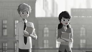 Adrienette Paperman!AU