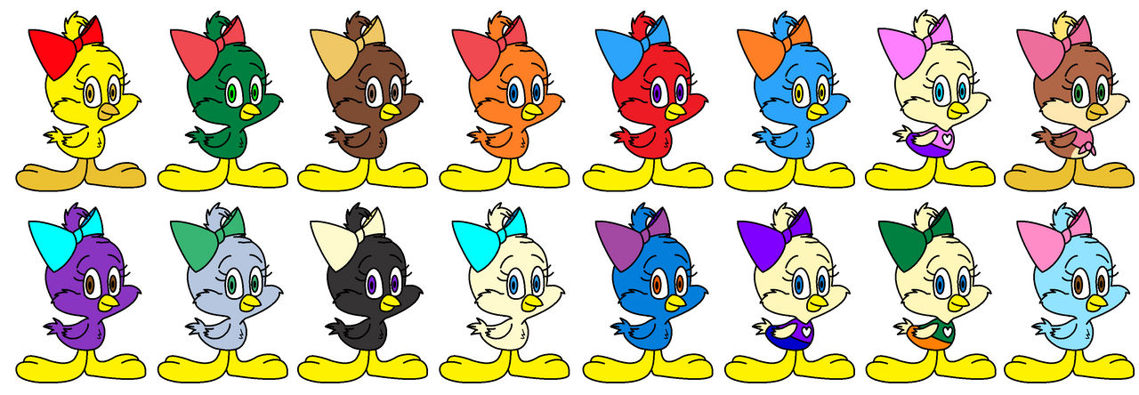 Tiny toons Adventures adoptable canaries by AlexisStudio195 on DeviantArt Tiny toons Adventures adoptable canaries by AlexisStudio195 on DeviantArt