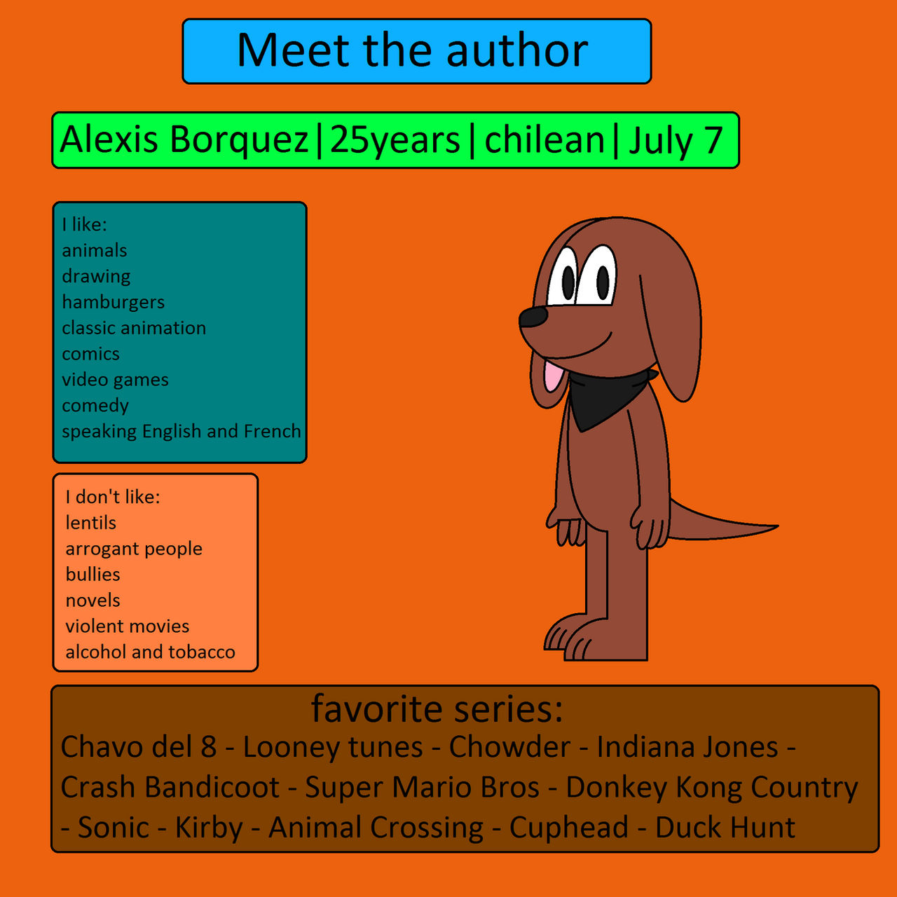 Deviantart Author Meet the author by AlexisStudio195 on DeviantArt