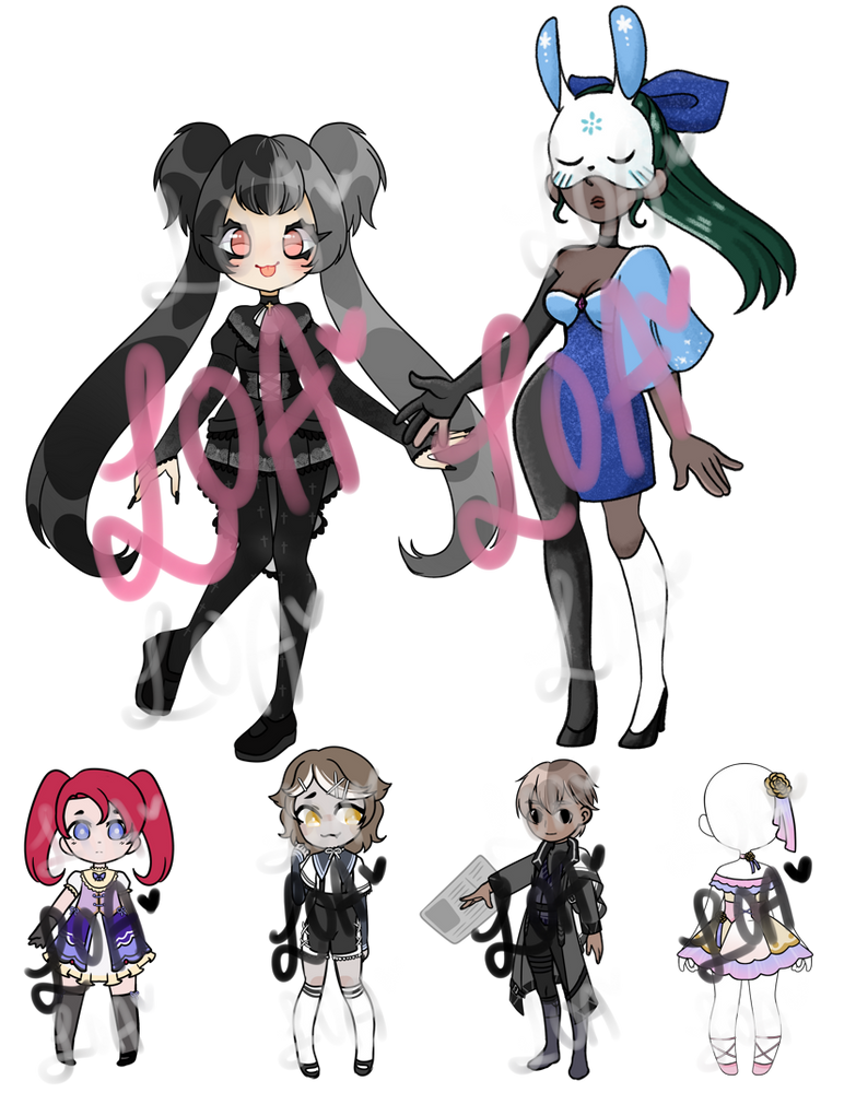 (Points/USD) Assorted Adopts OPEN by LandofAdoption on DeviantArt