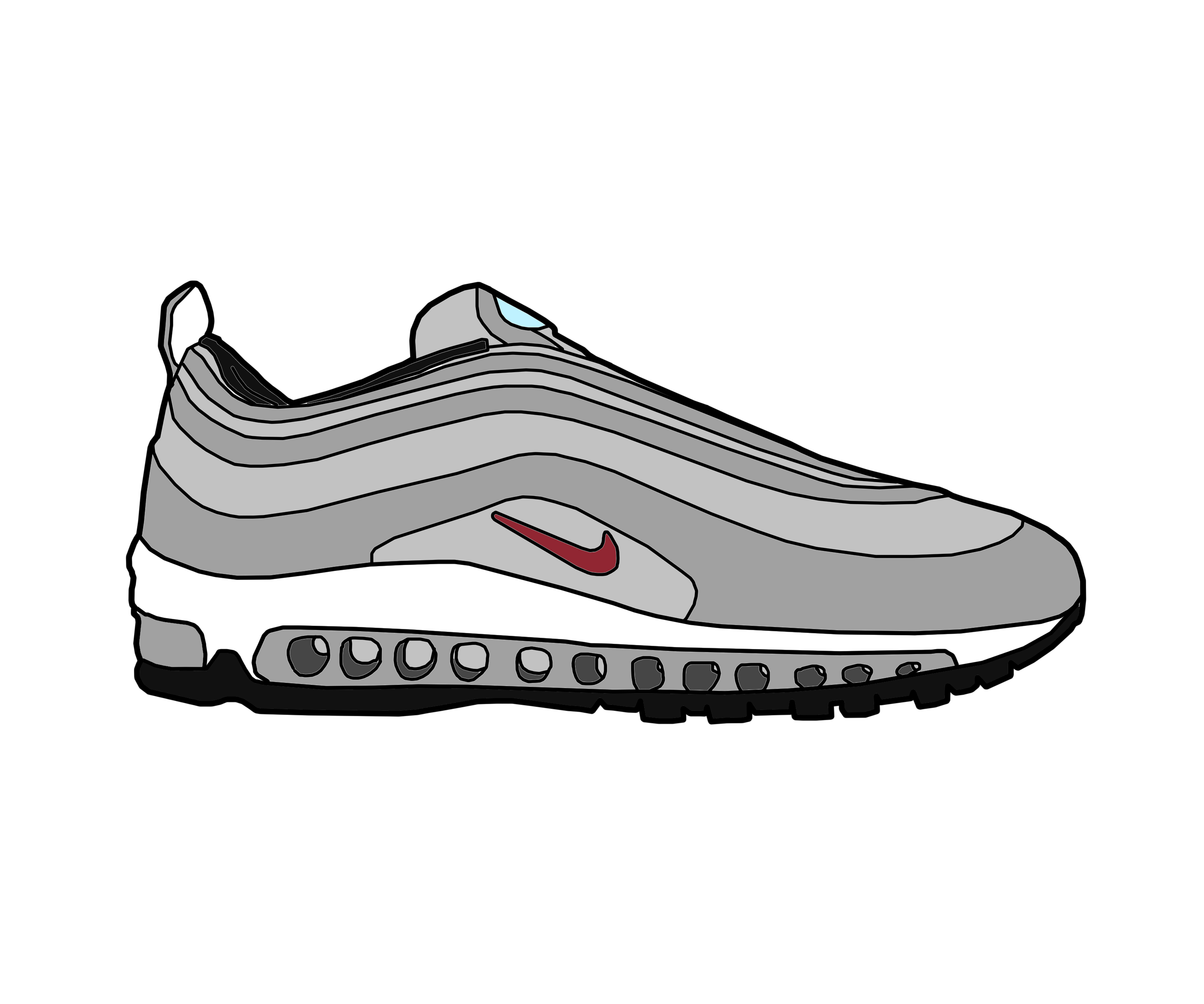 Nike hot sale 97 sketch