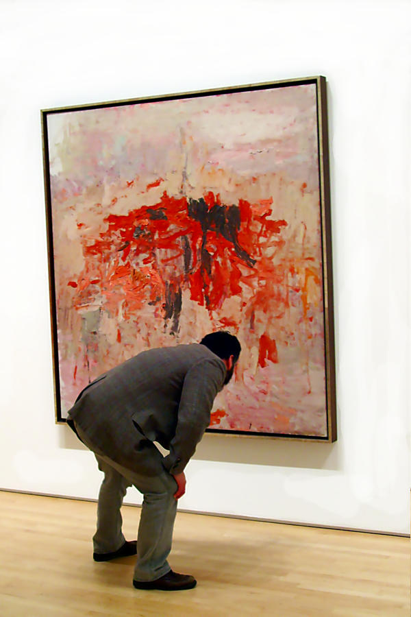 Examining the Artwork