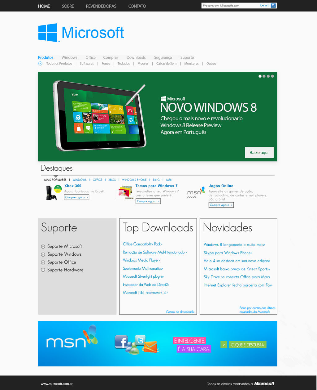 Microsoft Layout by jpaguiar on DeviantArt