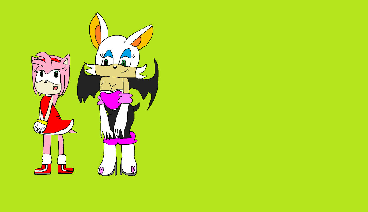 Amy Bat Rabb Amy Rose and Rouge The Bat in the mud by Davichonostalgic on DeviantArt