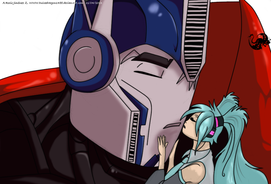 Optimus Prime X Miku Hatsune