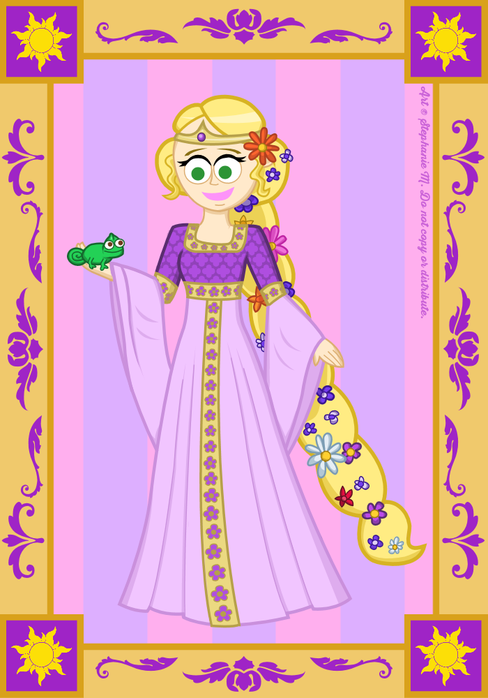 Medieval-style Rapunzel