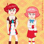 Hinoka and Sakura - School Style