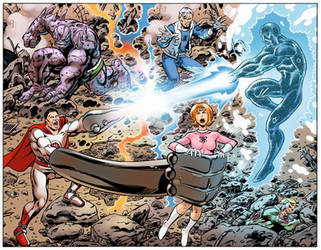 THE FORMIDABLES Issue 2 double-page spread