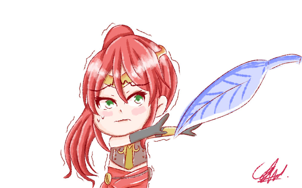 Pyjarid Chibi Chibi Pyrrha VS. Giant Feather Part 1 by RemirTheShadow on DeviantArt