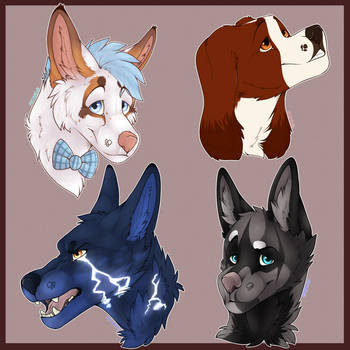 Doggos Headshots :YCH: