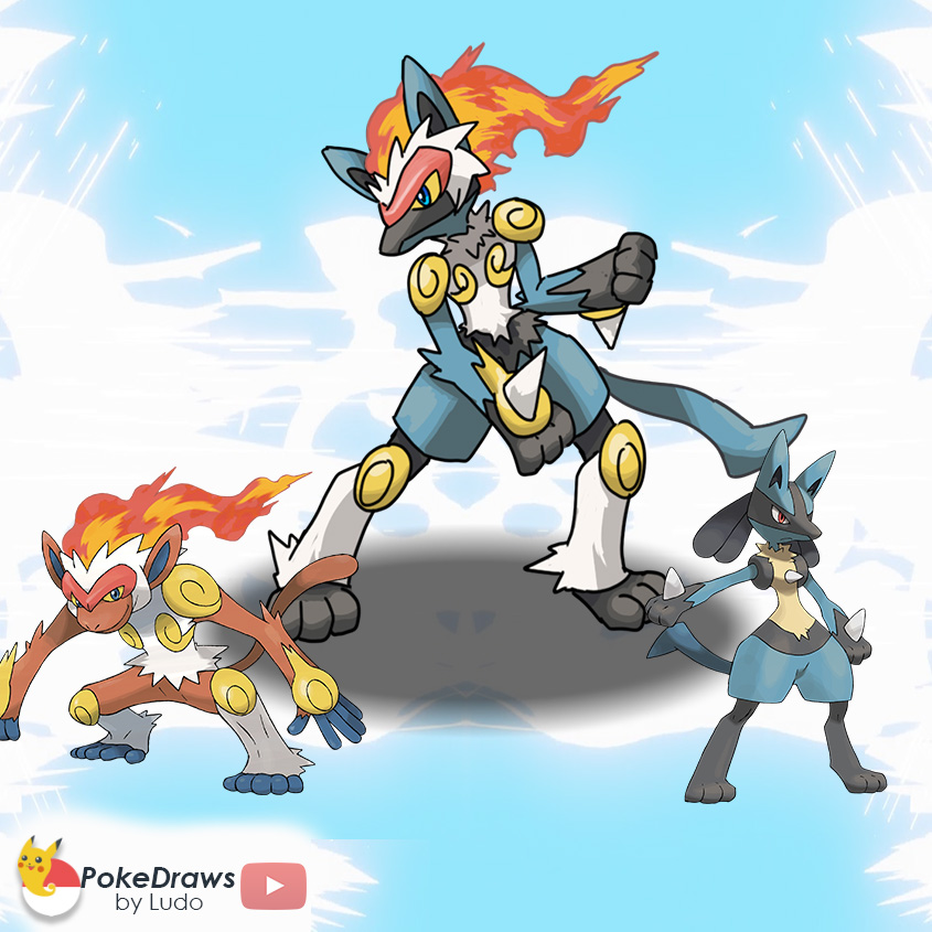 Infernape Vs Rhyperior Pokemon Lucario Vs Infernape