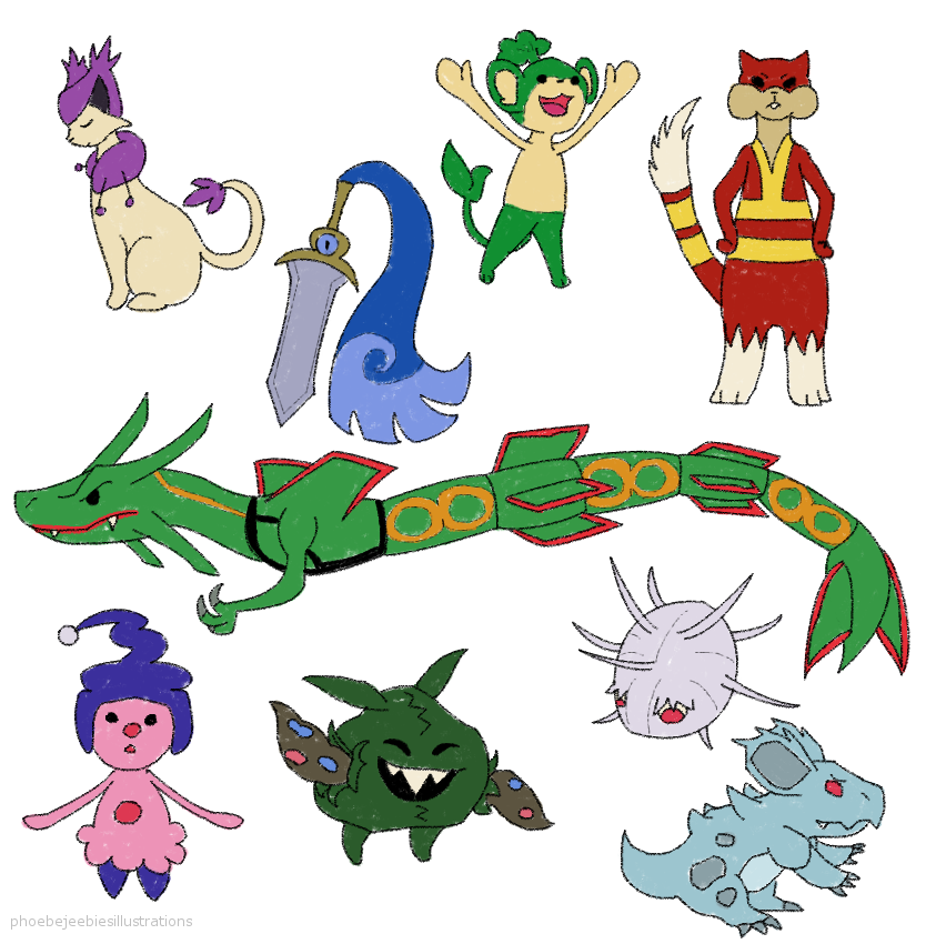 number generated pokemon 2 by TimeStarEcho on DeviantArt