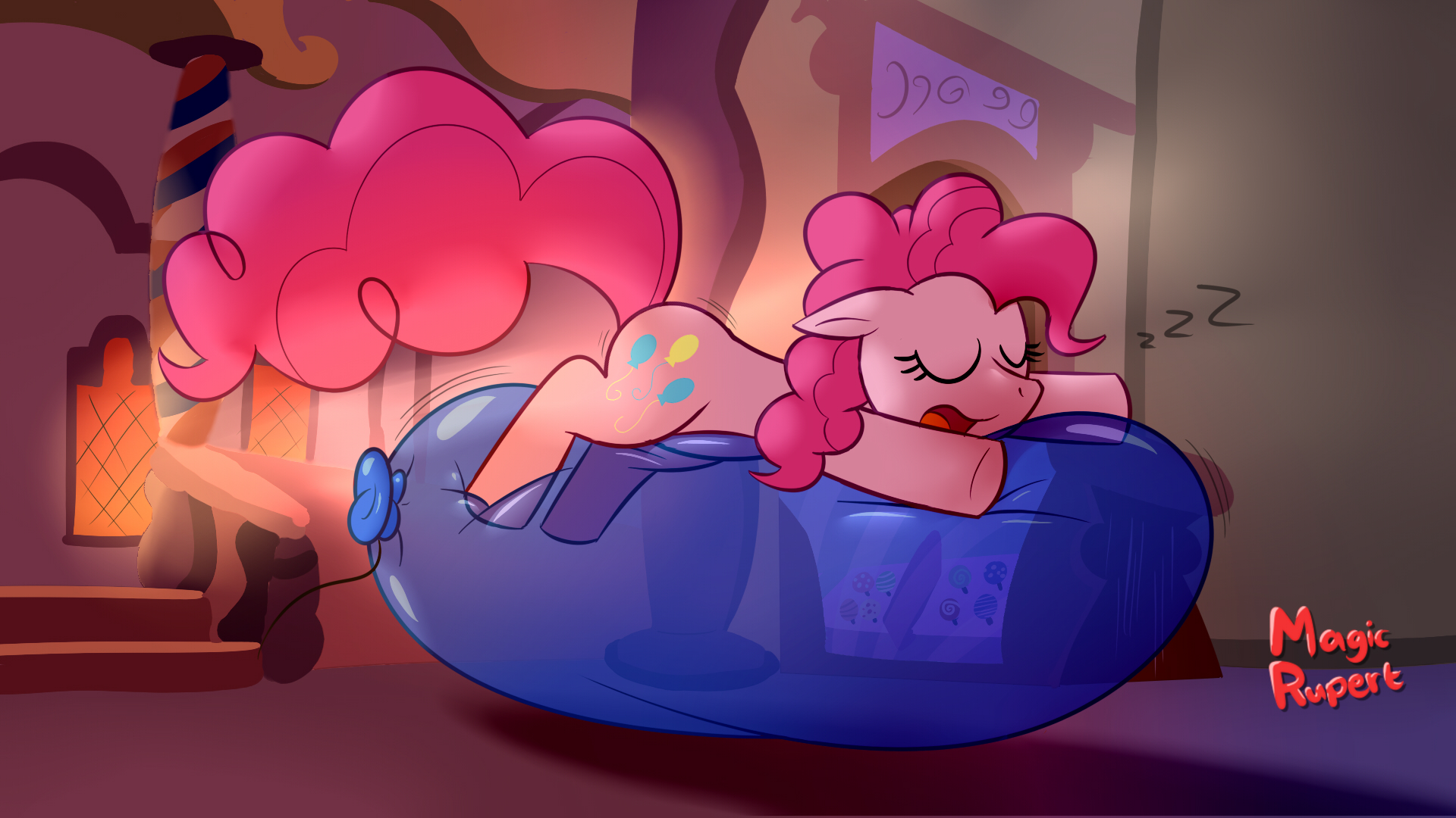 Sunrise on Pinkie's Bouncy Naptime!