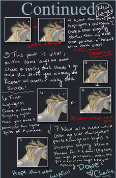 Mane and Forelock Tutorial 2