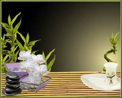 Bamboo And Orchid Wallpaper 88