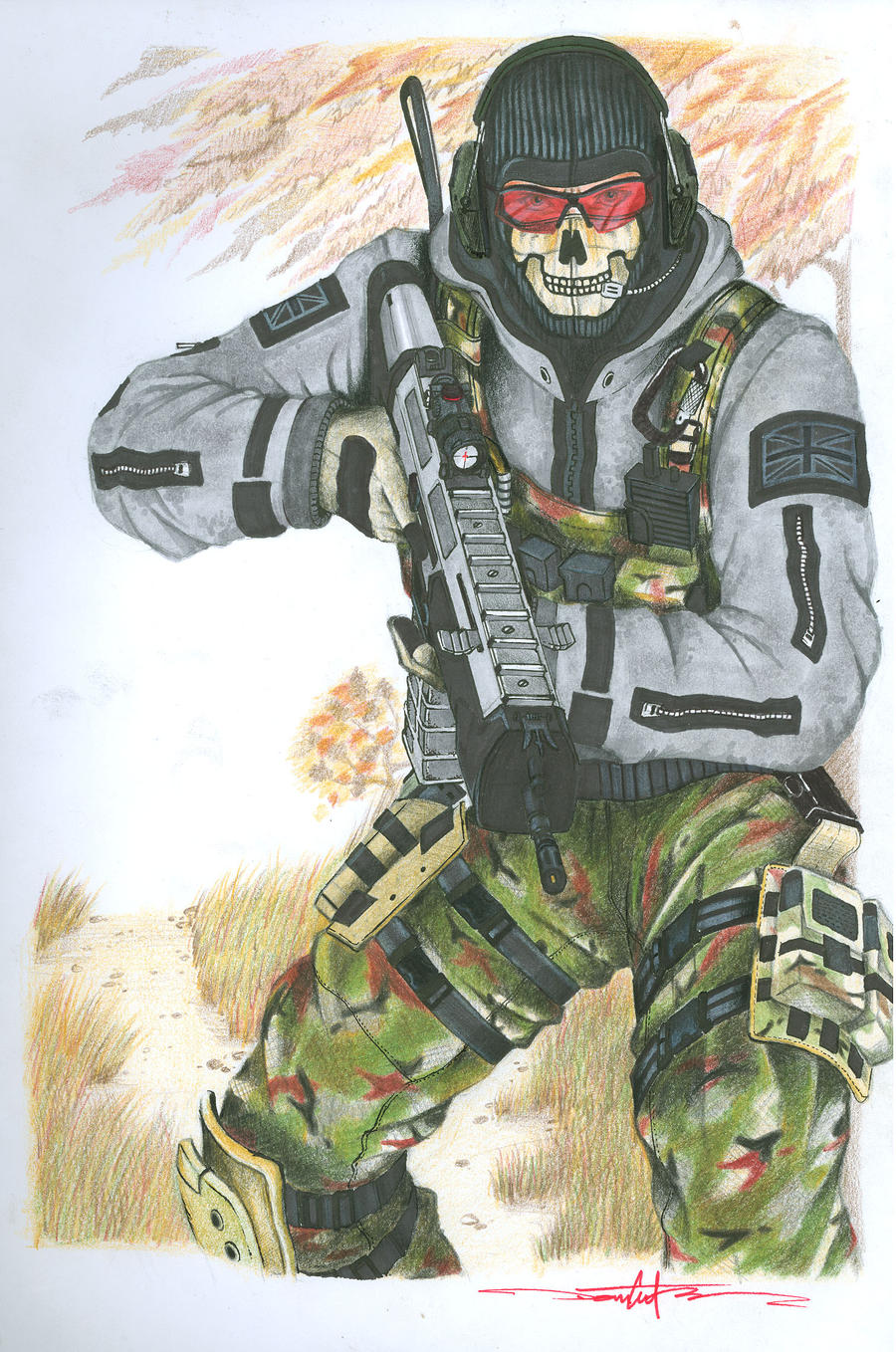 Roba Cod Ghost - MW2 by Schwarze1 on DeviantArt
