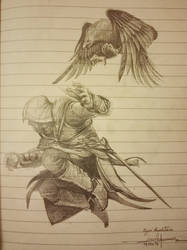 Ezio Auditore Journal Sketch