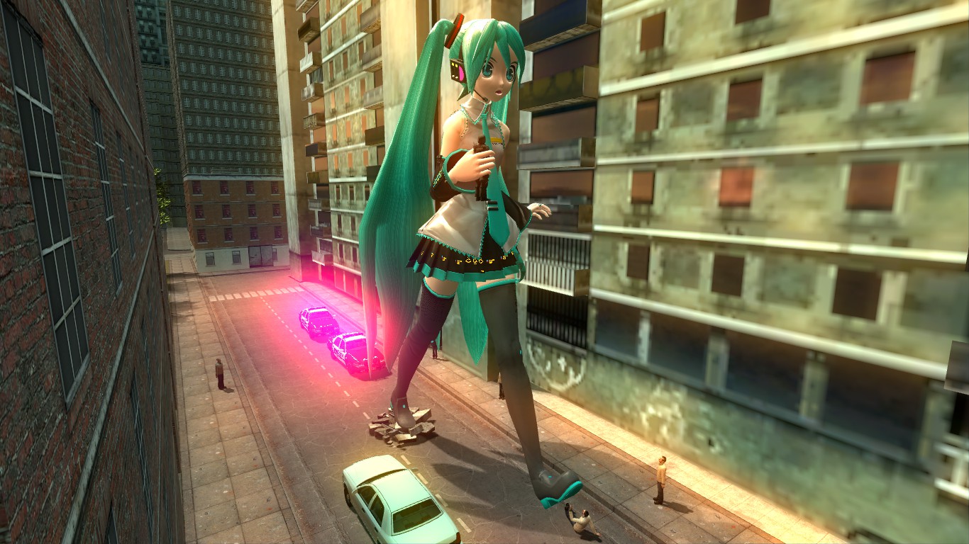 The Giantess Police Chase