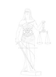 Justice lineart