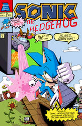 Sonic the Hedgehog Issue #0 Title Screen Redux