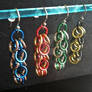 Hogwarts Shaggy Loops Chainmaille Earrings