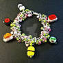 Sushi Chainmaille Charm Bracelet