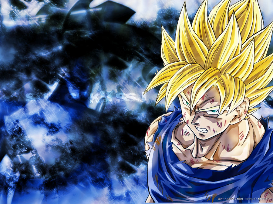 DBZ Super Saiyan Goku Art Wallpapers - Dragon Ball Wallpapers