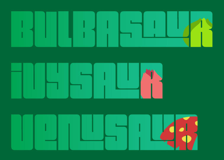 Bulbasaur Written pokemon typography bulbasaur by emanoid13 on DeviantArt