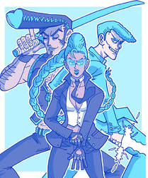 Pompadour Team Blue