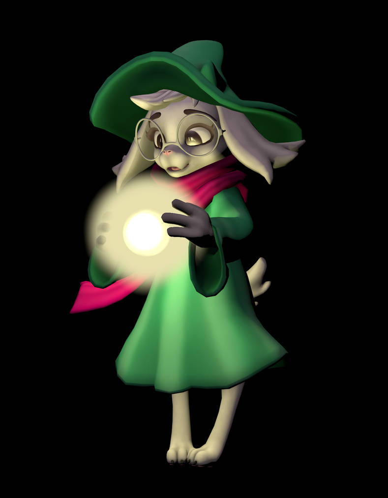 Ralsei model and render! by HobbertVulpix on DeviantArt