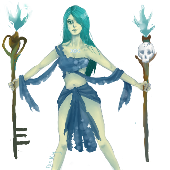 Hecate Greek goddess concept (SMITE)