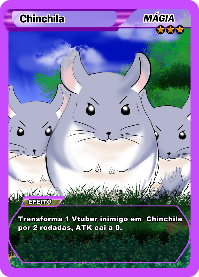 Vtuber Card Suport - Chinchila by TCGvtuber on DeviantArt