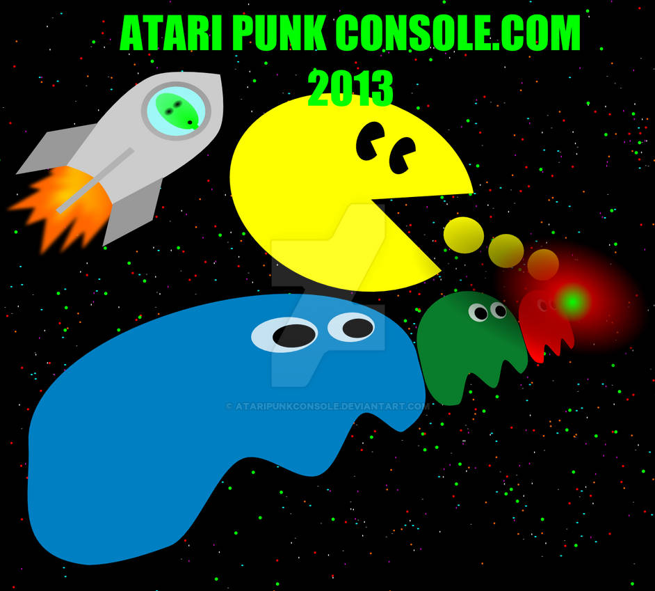 APC Pac Man Rocket Ship Alien and Ghosts by ataripunkconsole on DeviantArt