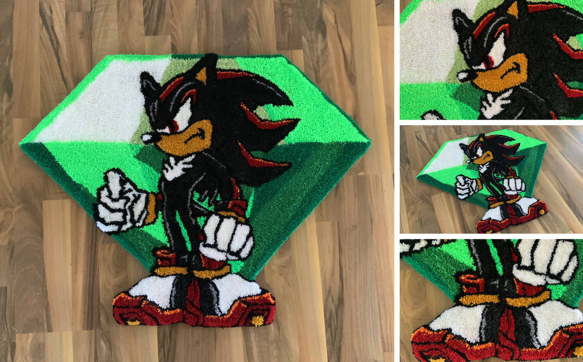Shadow Custom Rug Shadow the Hedgehog rug by Mushroommantis on DeviantArt
