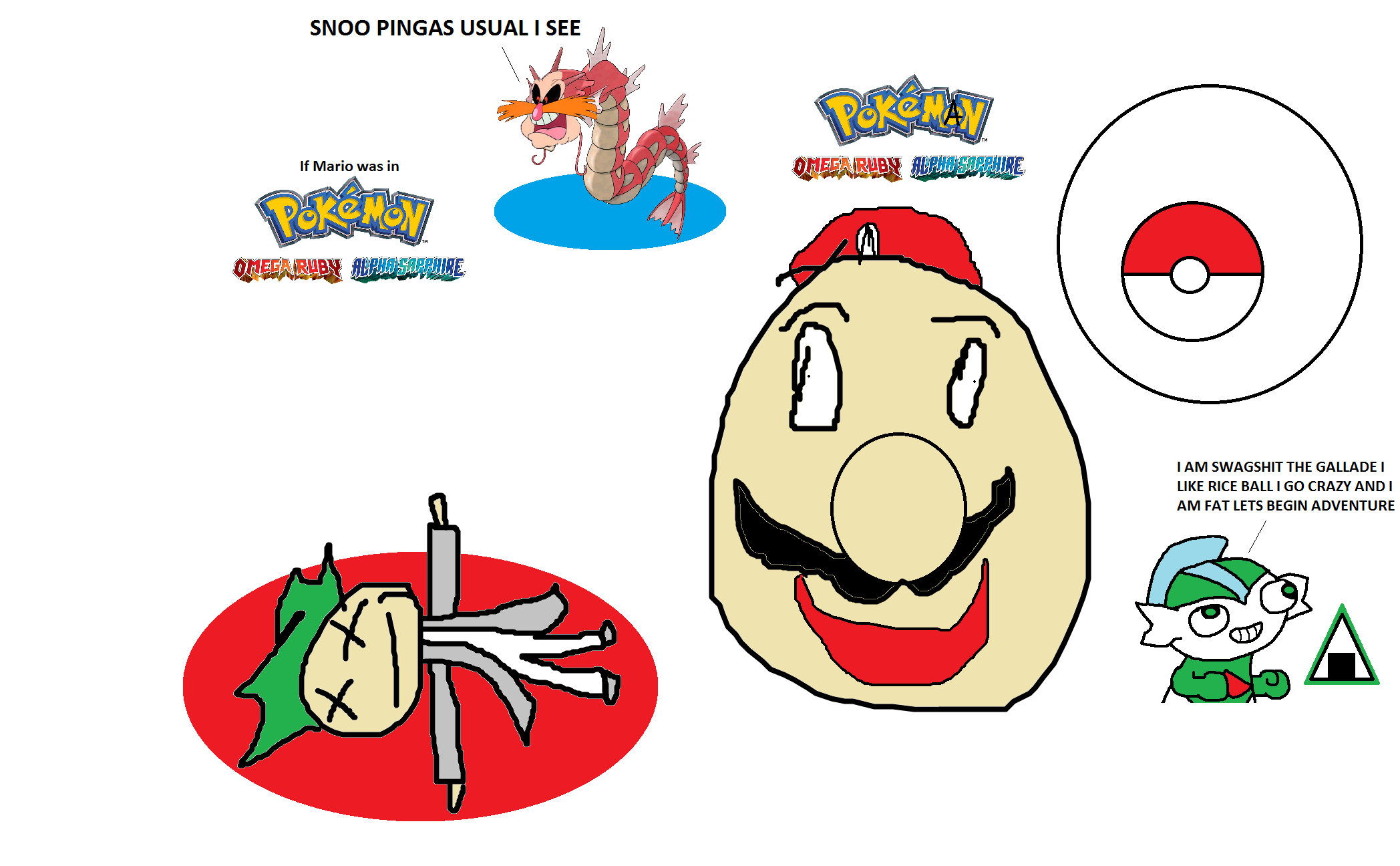 If Mario was in Pokemon Omega Ruby Alpha Sapphire 