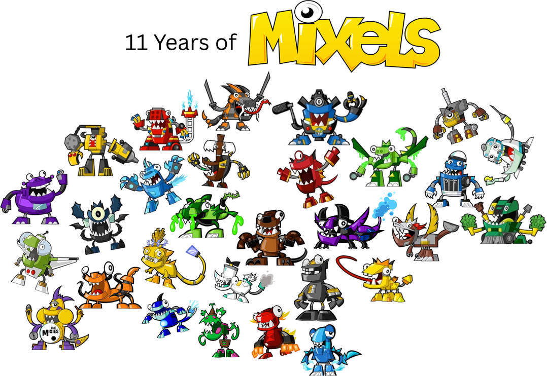 11 Years of Mixels by GoGoDinoRex on DeviantArt