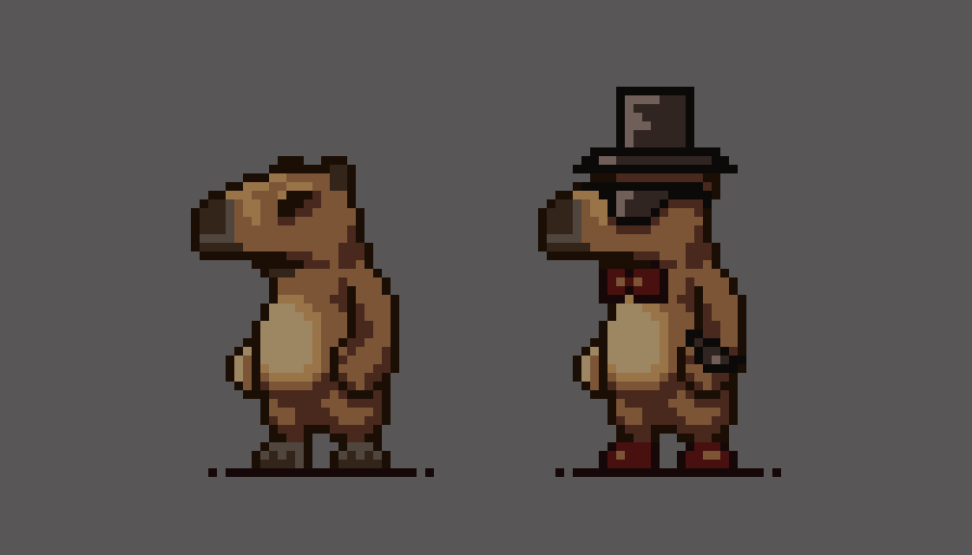 Some 32X32 animal portraits : r/PixelArt