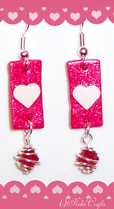 Love note earrings