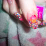 3d cupcake nail art