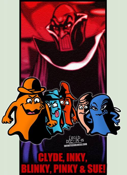 Cartoon Villains - 074 - The Ghosts from Pac-Man!