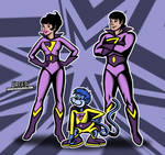 The Wonder Twins and Gleek! by CreedStonegate