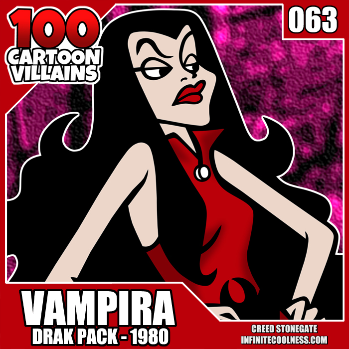 100 Cartoon Villains - 063 - Vampira!