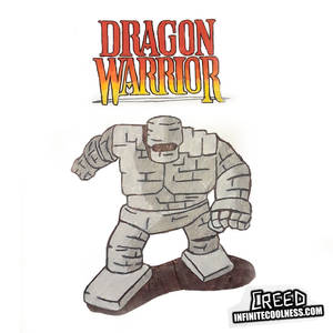 A Stoneman approaches! Dragon Warrior on the NES!