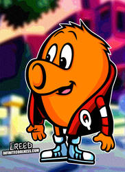 Q-Bert from Saturday Supercade!