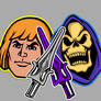 He-Man, Skeletor and Power Swords Sticker Pack!