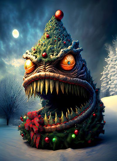 Monster Java Christmas Christmas Tree Monster - with AI! by CreedStonegate on DeviantArt