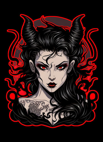 Beautiful Succubus Demon - with AI! by CreedStonegate on DeviantArt