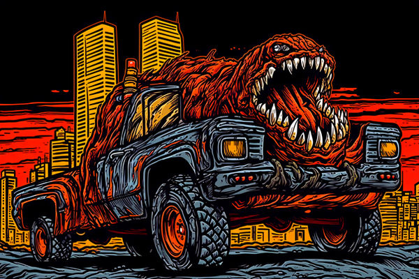 Monster Wheelz - Rage Raptor! by CreedStonegate on DeviantArt