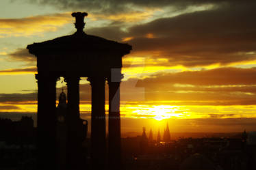 Calton Hill Sunset