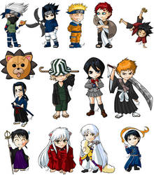 KUNG POW CHIBIS